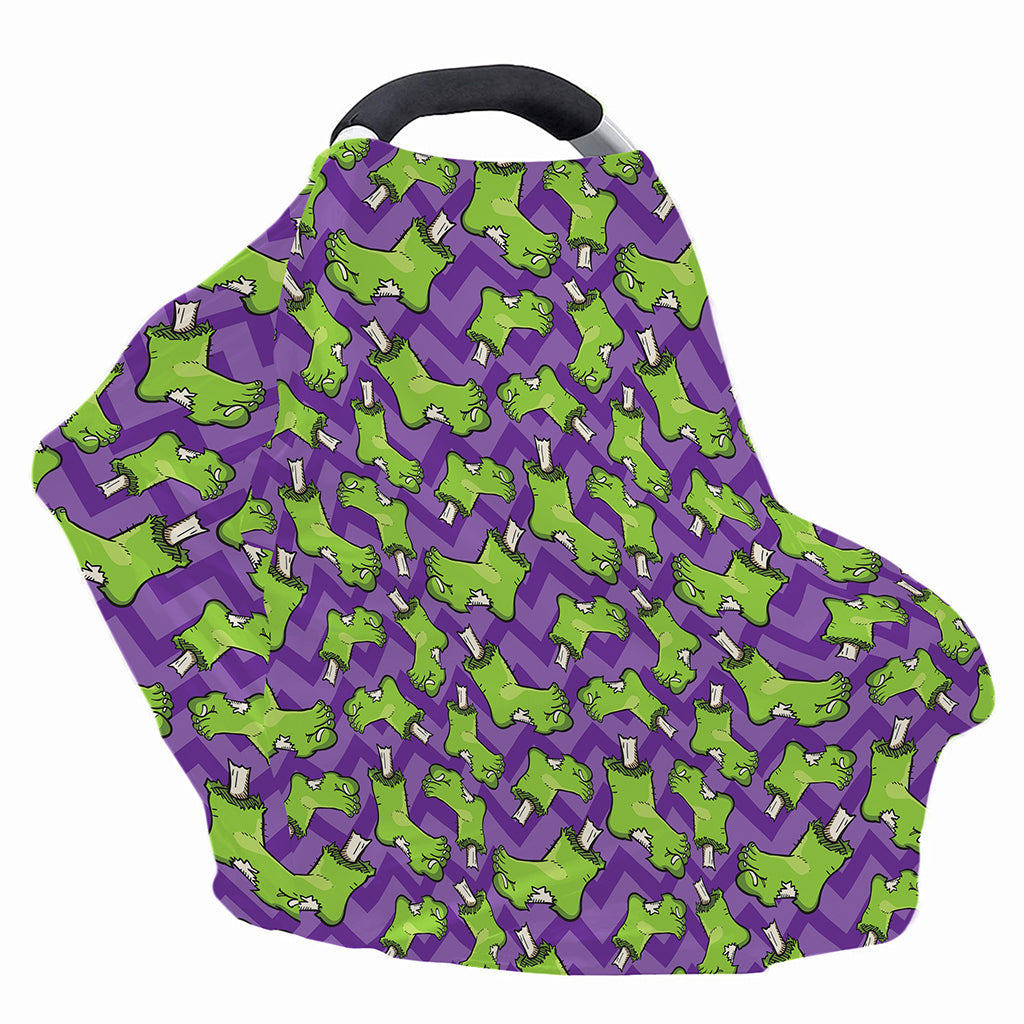 Zombie Foot Pattern Print Baby Seat Cover