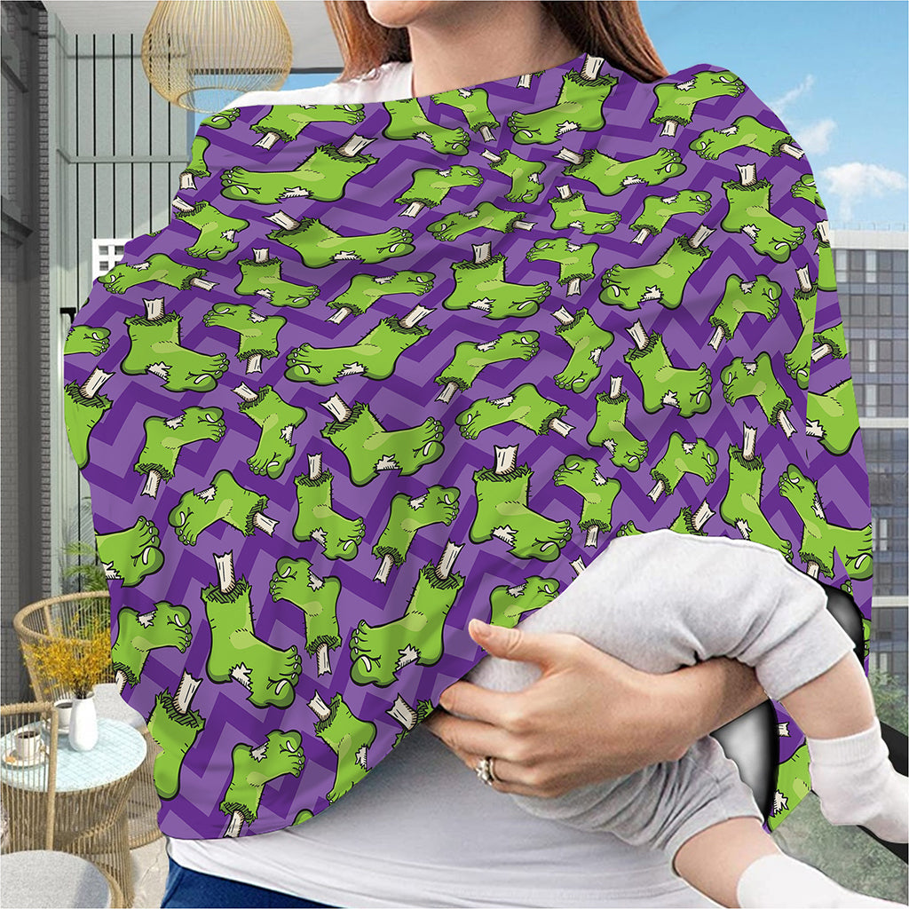 Zombie Foot Pattern Print Baby Seat Cover