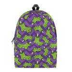 Zombie Foot Pattern Print Backpack