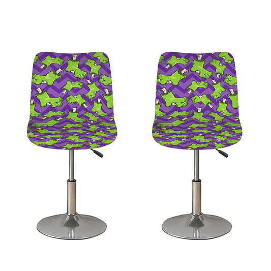 Zombie Foot Pattern Print Bar Stool Covers
