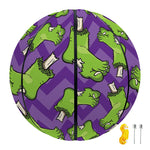 Zombie Foot Pattern Print Basketball