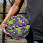 Zombie Foot Pattern Print Basketball