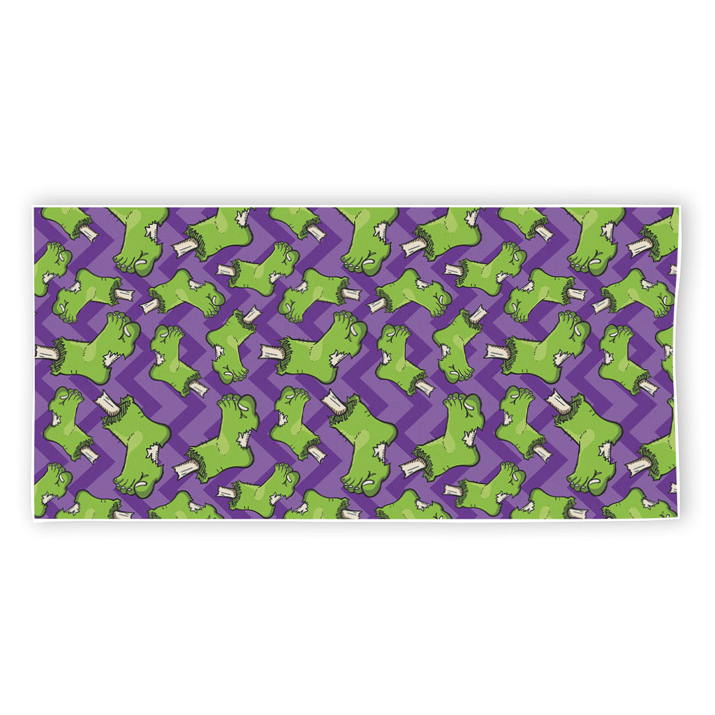 Zombie Foot Pattern Print Beach Towel