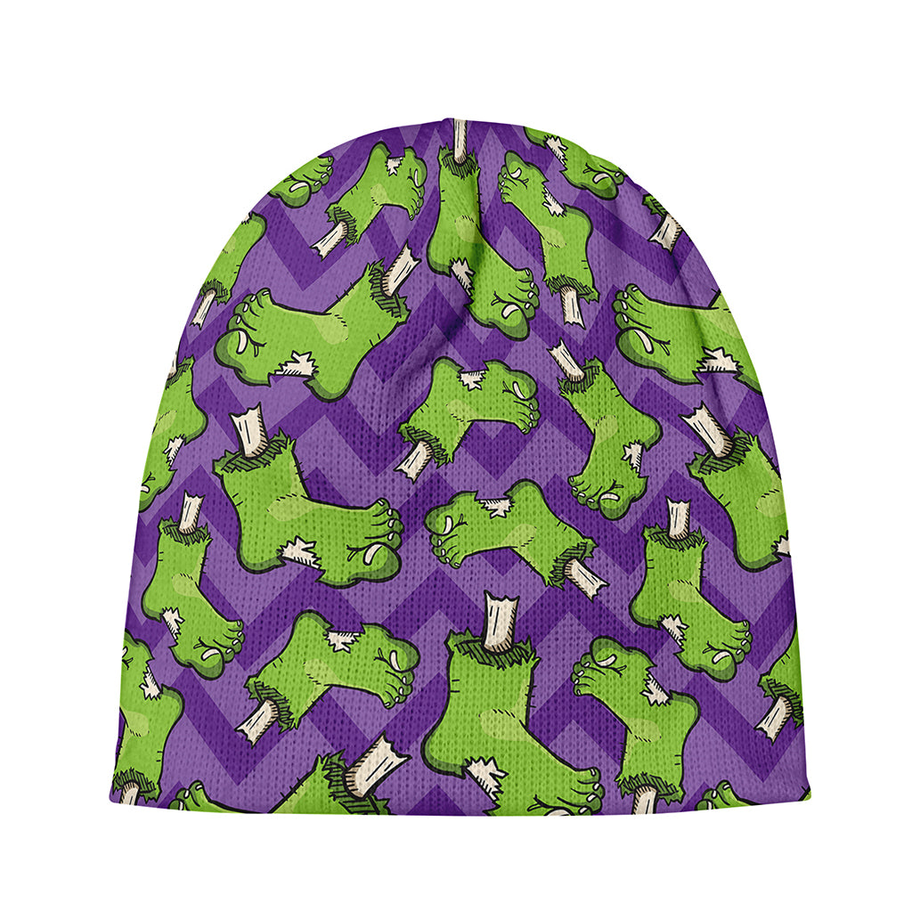 Zombie Foot Pattern Print Beanie