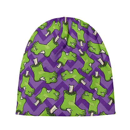 Zombie Foot Pattern Print Beanie