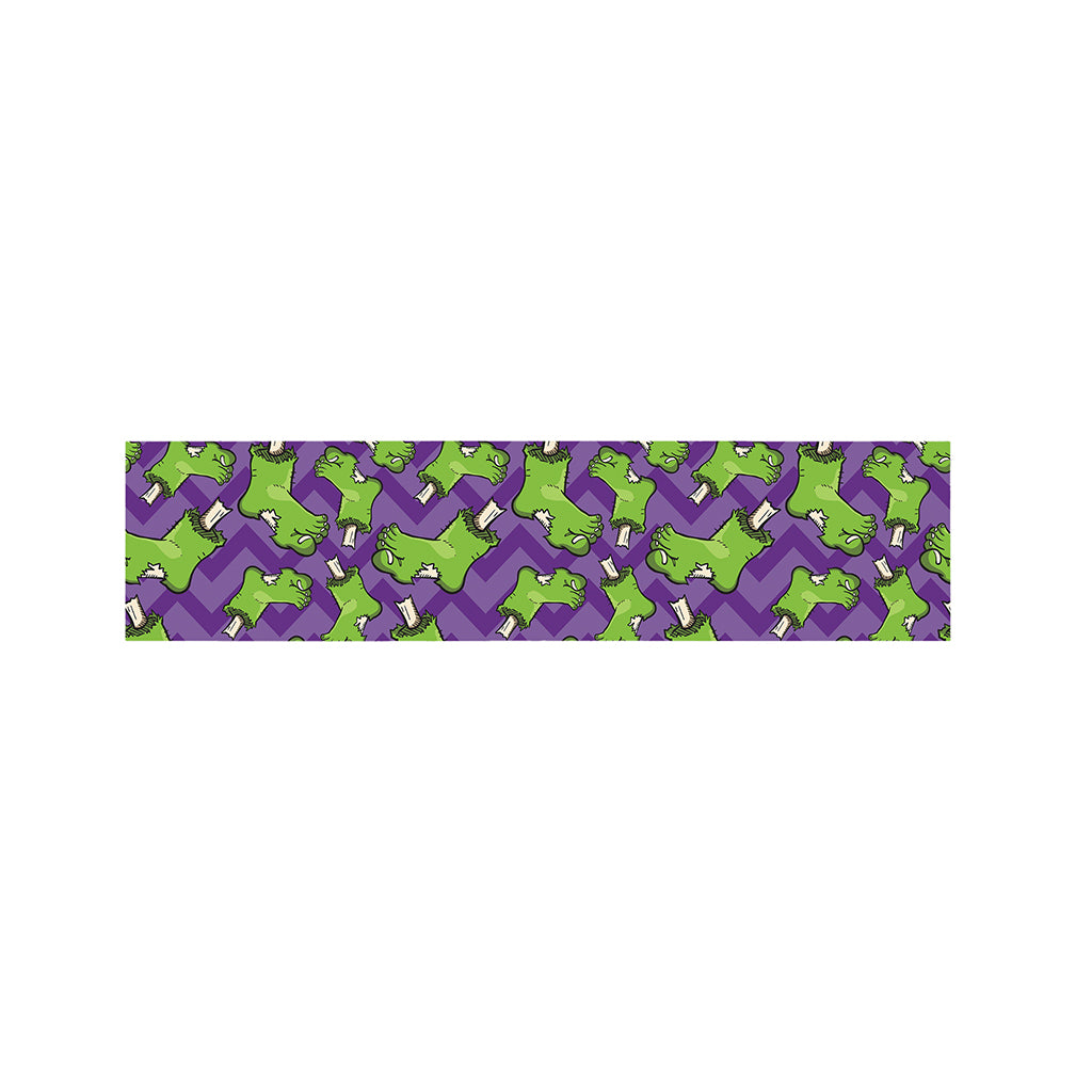 Zombie Foot Pattern Print Bed Runner