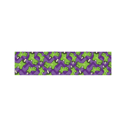 Zombie Foot Pattern Print Bed Runner