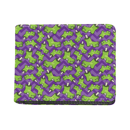 Zombie Foot Pattern Print Bifold Wallet