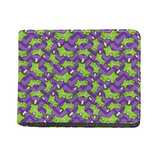 Zombie Foot Pattern Print Bifold Wallet