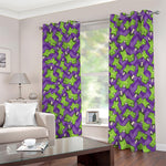 Zombie Foot Pattern Print Blackout Grommet Curtains