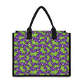 Zombie Foot Pattern Print Canvas Tote Bag