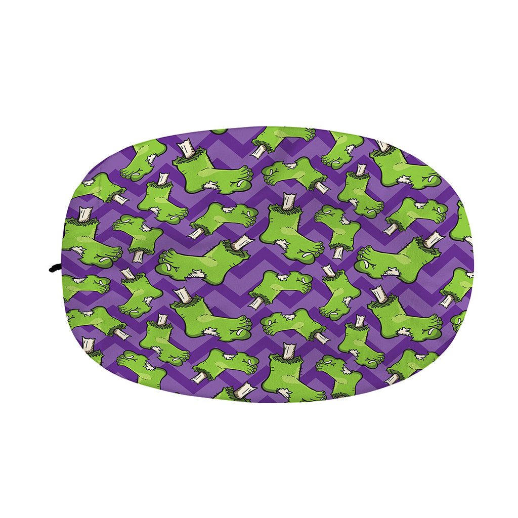 Zombie Foot Pattern Print Car Side Mirror Covers