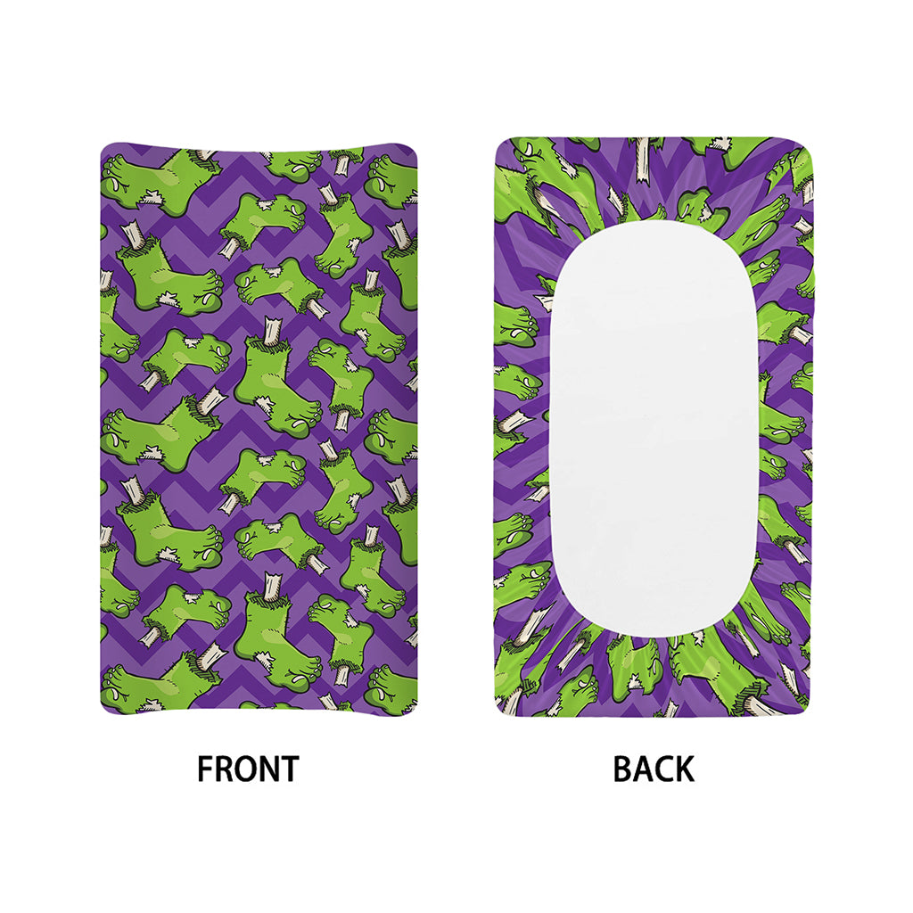 Zombie Foot Pattern Print Changing Pad Cover