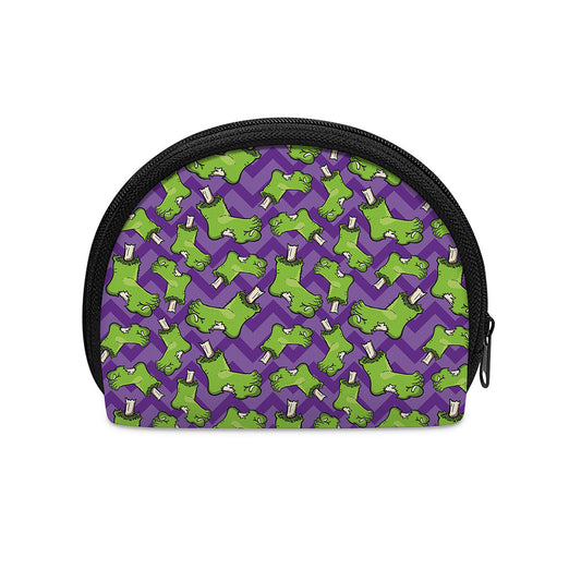 Zombie Foot Pattern Print Coin Purse