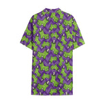 Zombie Foot Pattern Print Cotton Hawaiian Shirt