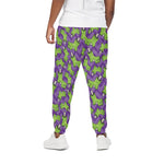 Zombie Foot Pattern Print Cotton Pants