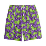 Zombie Foot Pattern Print Cotton Shorts