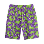 Zombie Foot Pattern Print Cotton Shorts