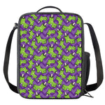 Zombie Foot Pattern Print Crossbody Lunch Bag