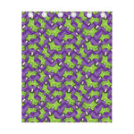 Zombie Foot Pattern Print Curtain
