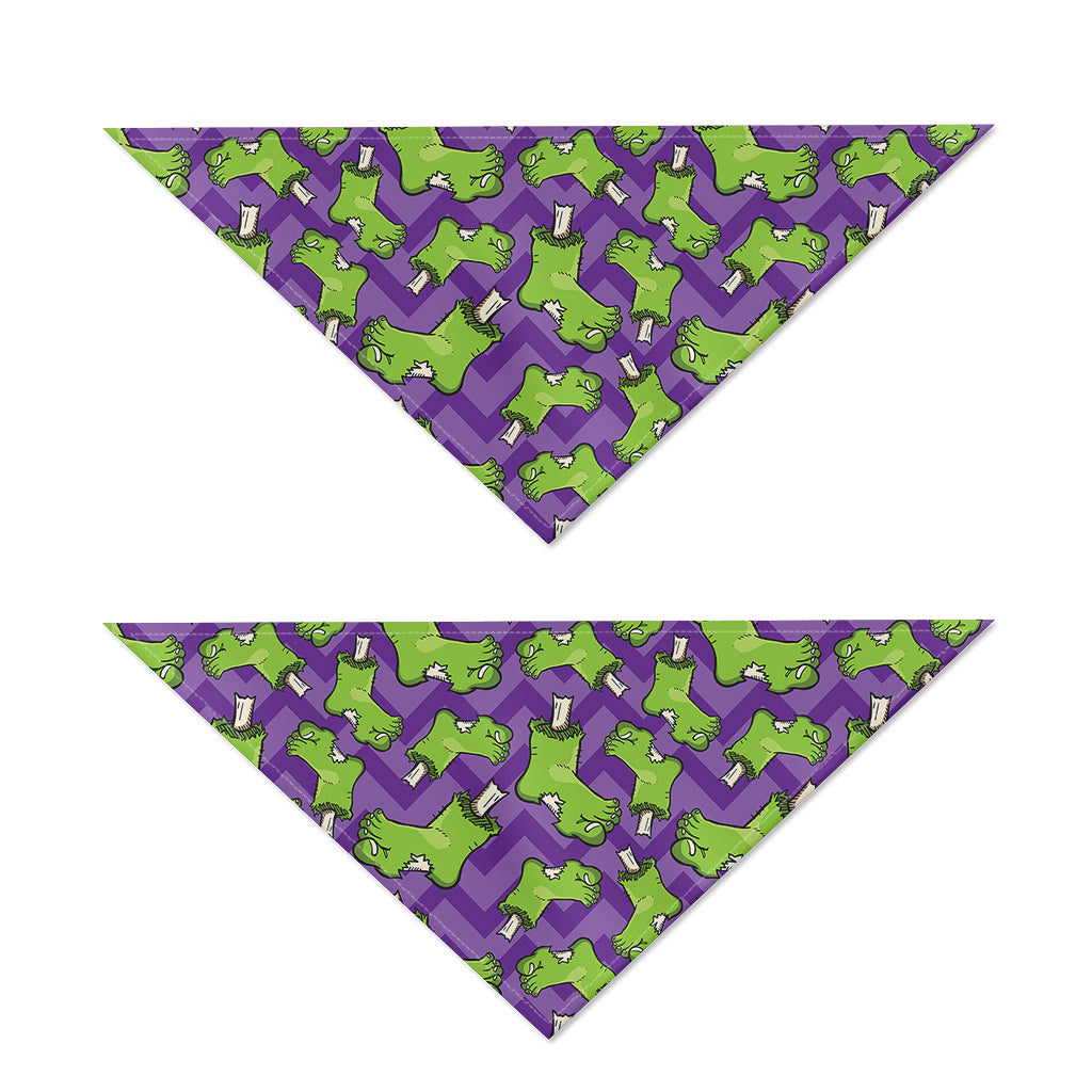 Zombie Foot Pattern Print Dog Bandana