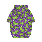 Zombie Foot Pattern Print Dog Zip Up Hoodie