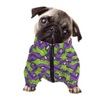 Zombie Foot Pattern Print Dog Zip Up Jacket