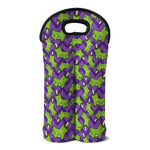 Zombie Foot Pattern Print Double Neoprene Wine Tote