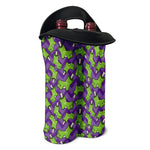 Zombie Foot Pattern Print Double Neoprene Wine Tote