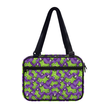 Zombie Foot Pattern Print Double Strap Bible Bag