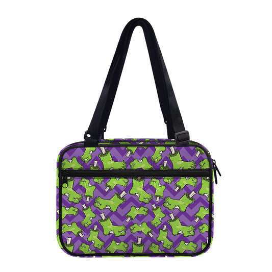 Zombie Foot Pattern Print Double Strap Bible Bag
