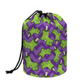 Zombie Foot Pattern Print Drawstring Makeup Bag
