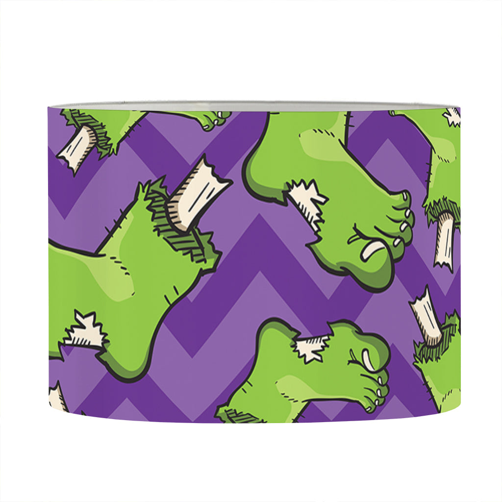 Zombie Foot Pattern Print Drum Lamp Shade