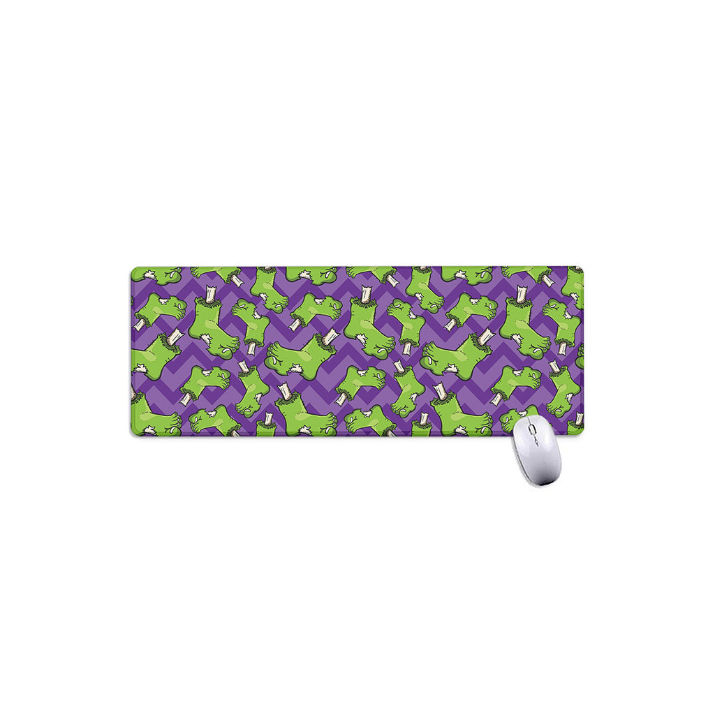 Zombie Foot Pattern Print Extended Mouse Pad