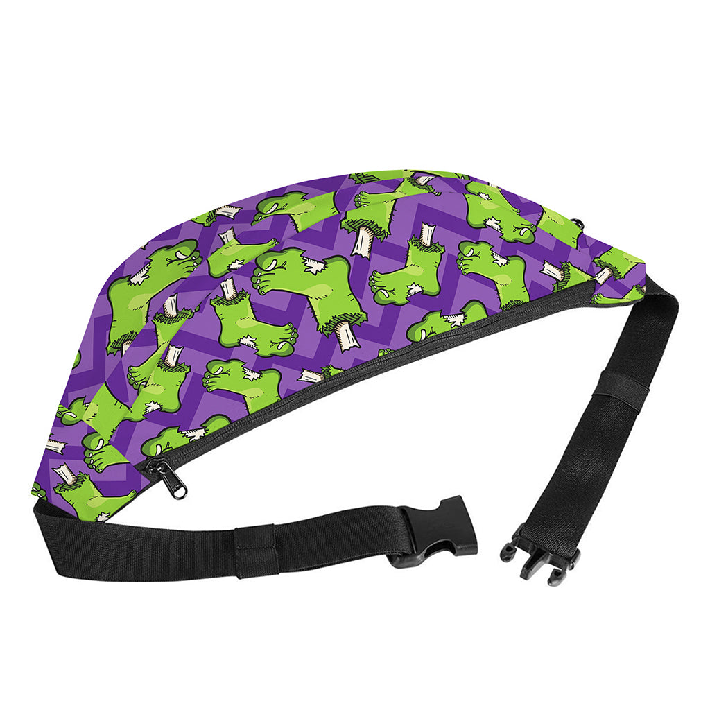 Zombie Foot Pattern Print Fanny Pack