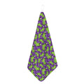 Zombie Foot Pattern Print Hand Towel