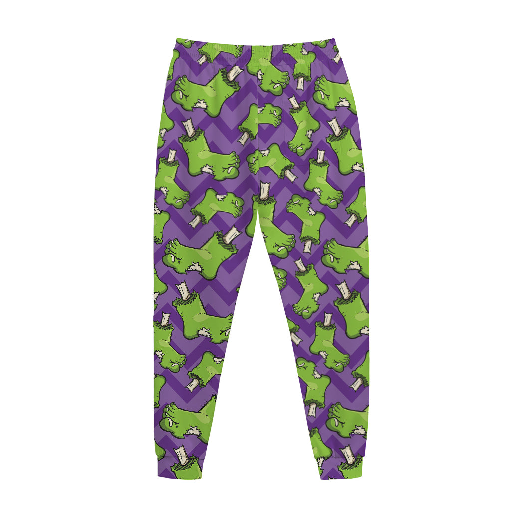 Zombie Foot Pattern Print Jogger Pants