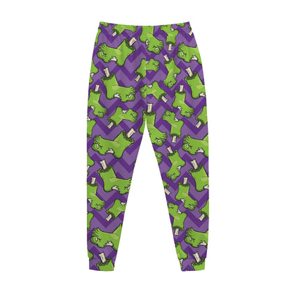 Zombie Foot Pattern Print Jogger Pants