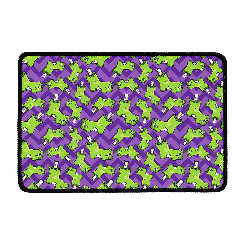 Zombie Foot Pattern Print Kitchen Mat