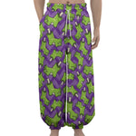 Zombie Foot Pattern Print Lantern Pants