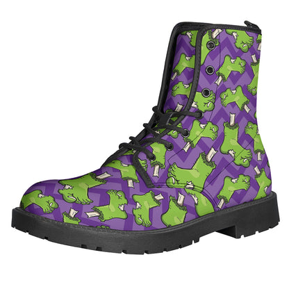 Zombie Foot Pattern Print Backpack