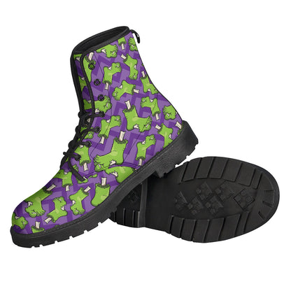 Zombie Foot Pattern Print Backpack