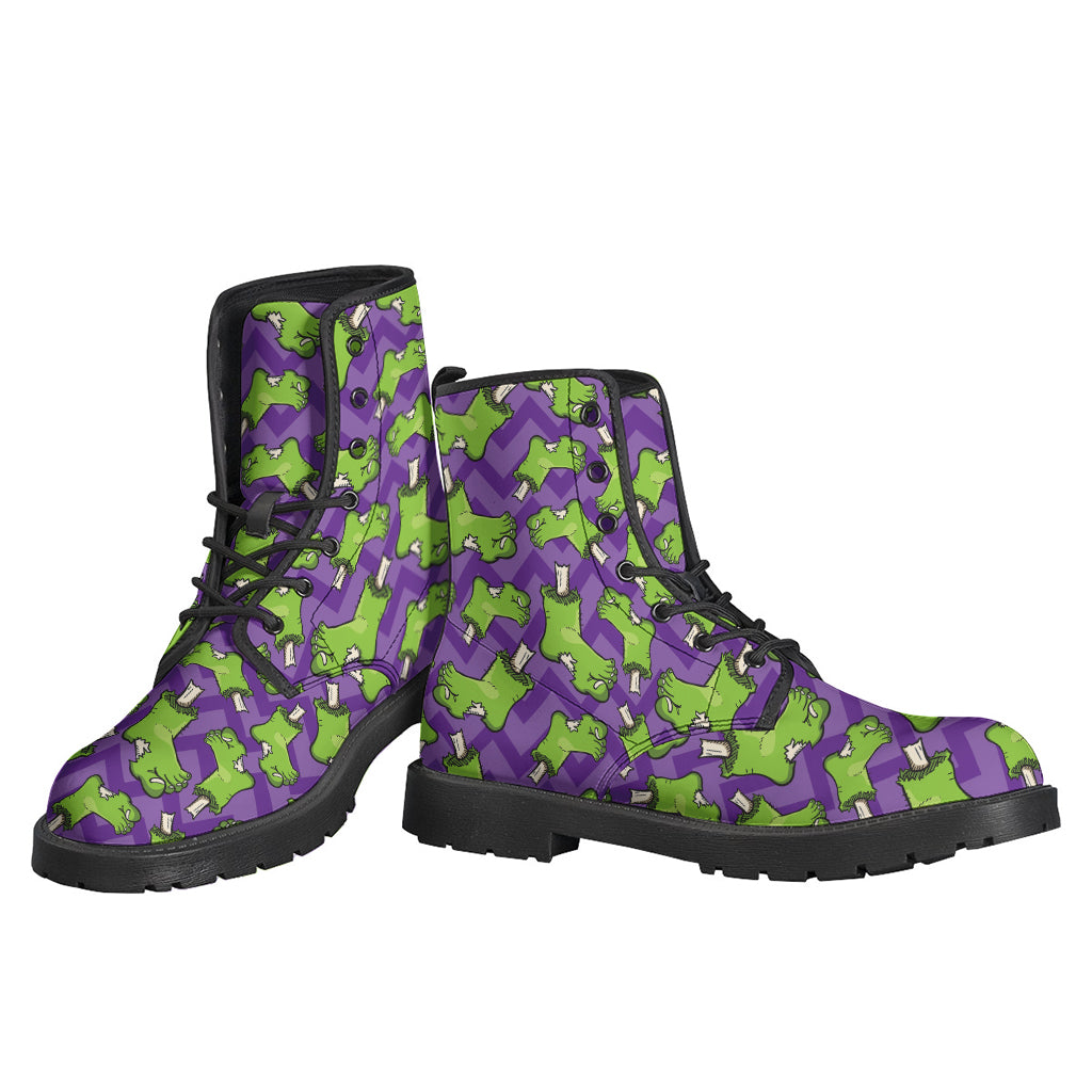 Zombie Foot Pattern Print Backpack