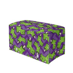 Zombie Foot Pattern Print Leather Tissue Box Cover