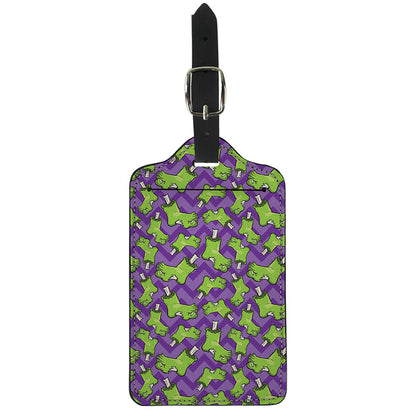Zombie Foot Pattern Print Luggage Tag