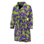 Zombie Foot Pattern Print Men's Bathrobe