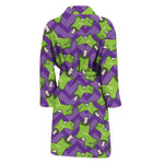 Zombie Foot Pattern Print Men's Bathrobe