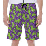Zombie Foot Pattern Print Men's Beach Shorts