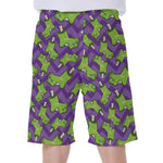 Zombie Foot Pattern Print Men's Beach Shorts