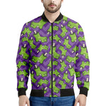 Zombie Foot Pattern Print Men's Bomber Jacket